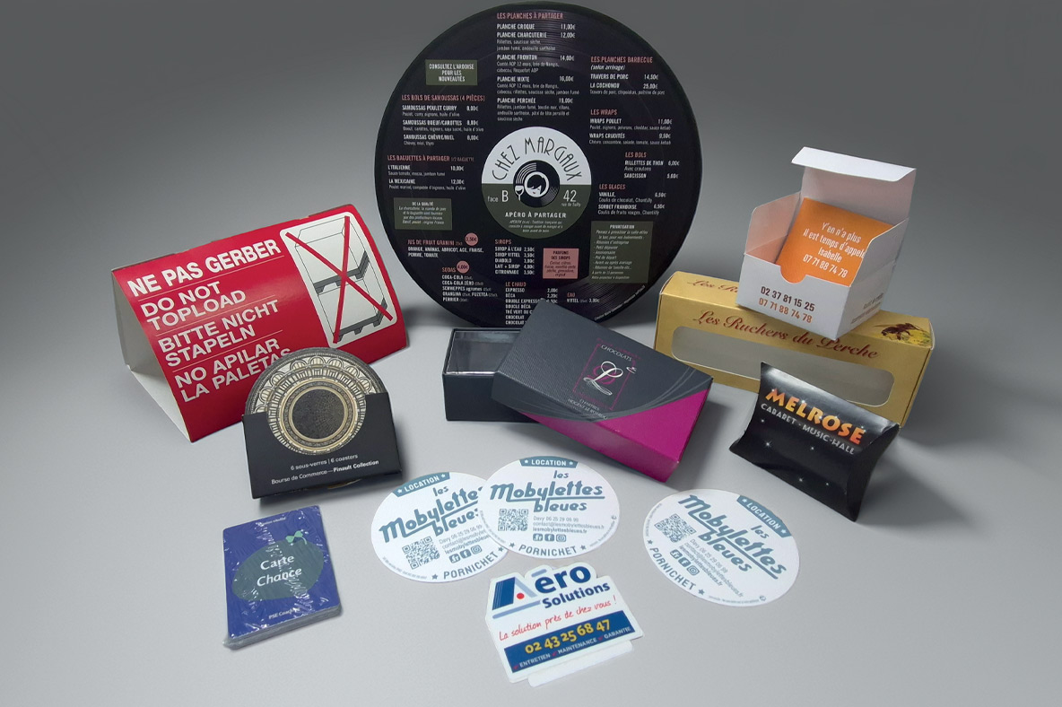 packaging découpe forme